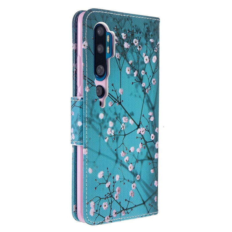 Housse Xiaomi Mi Note 10 Arbre Fleuri Housse Xiaomi Mi Note 10 Arbre Fleuri