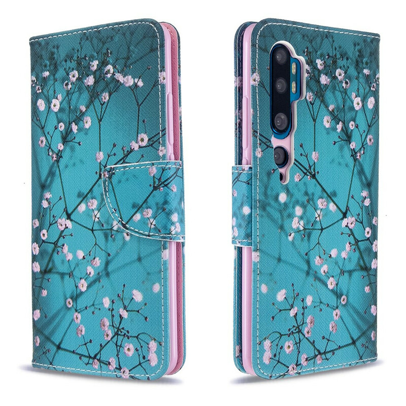 Housse Xiaomi Mi Note 10 Arbre Fleuri