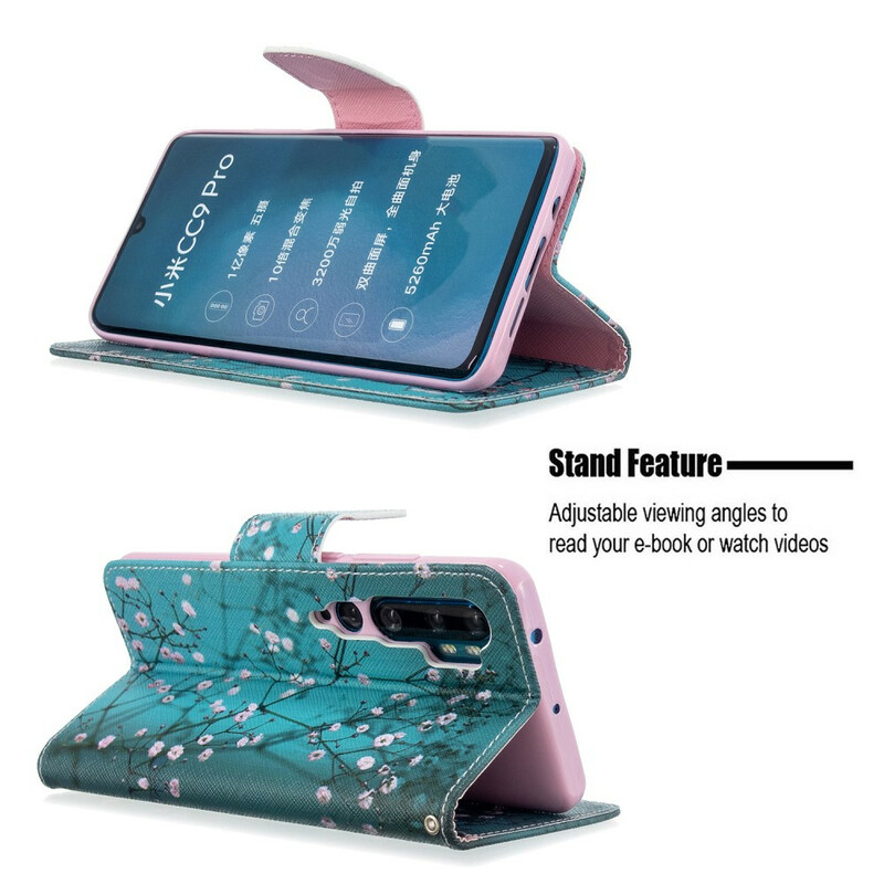 Housse Xiaomi Mi Note 10 Arbre Fleuri Housse Xiaomi Mi Note 10 Arbre Fleuri