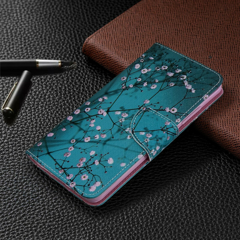 Housse Xiaomi Mi Note 10 Arbre Fleuri