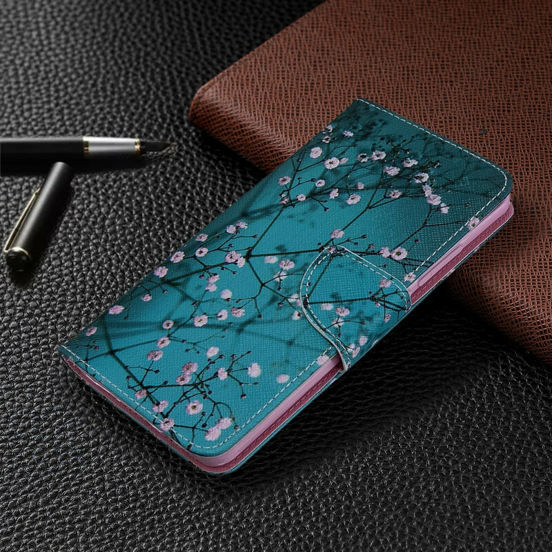 Housse Xiaomi Mi Note 10 Arbre Fleuri Housse Xiaomi Mi Note 10 Arbre Fleuri
