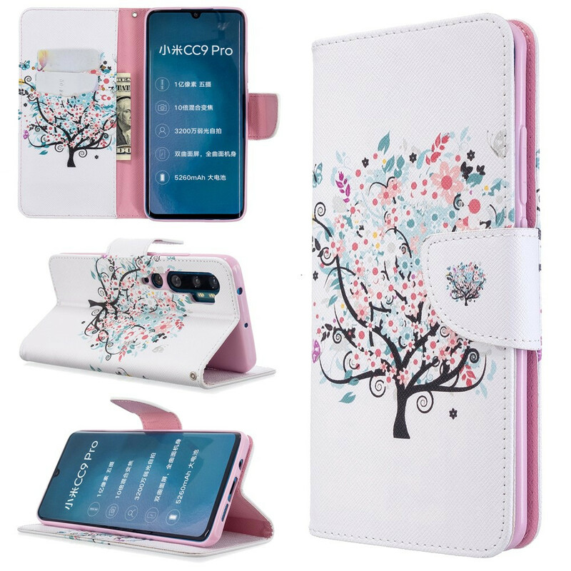 Housse Xiaomi Mi Note 10 Flowered Tree