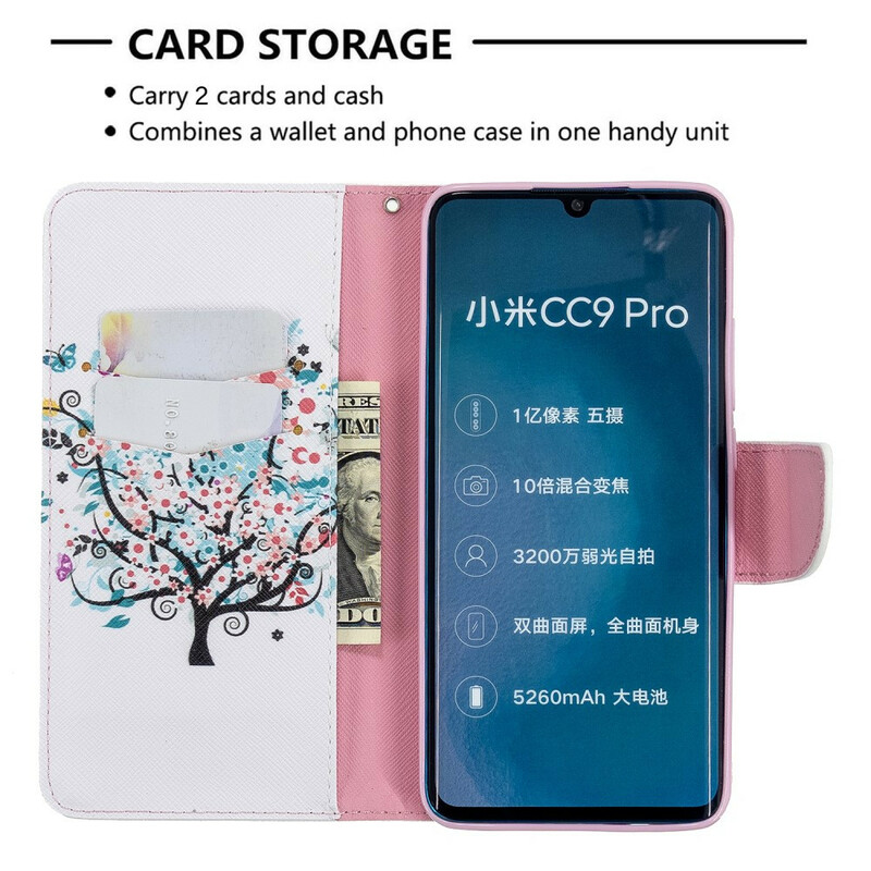 Housse Xiaomi Mi Note 10 Flowered Tree Housse Xiaomi Mi Note 10 Flowered Tree
