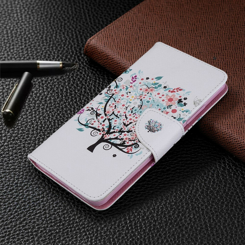 Housse Xiaomi Mi Note 10 Flowered Tree