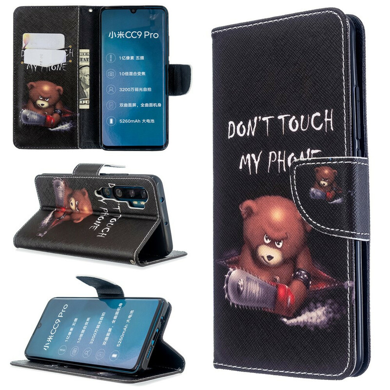 Housse Xiaomi Mi Note 10 Ours Dangereux Housse Xiaomi Mi Note 10 Ours Dangereux