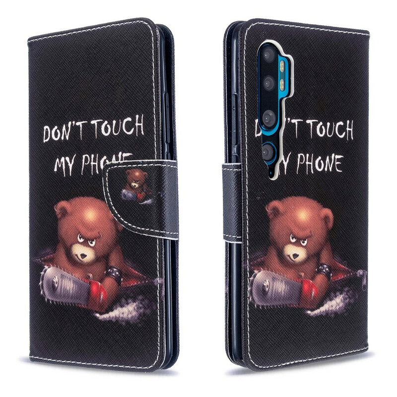 Housse Xiaomi Mi Note 10 Ours Dangereux Housse Xiaomi Mi Note 10 Ours Dangereux