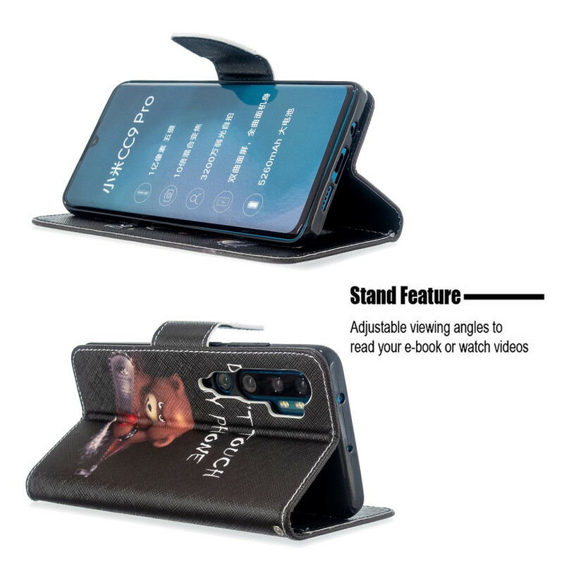 Housse Xiaomi Mi Note 10 Ours Dangereux Housse Xiaomi Mi Note 10 Ours Dangereux