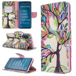 Housse Xiaomi Mi Note 10 Arbre Coloré Housse Xiaomi Mi Note 10 Arbre Coloré
