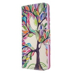 Housse Xiaomi Mi Note 10 Arbre Coloré Housse Xiaomi Mi Note 10 Arbre Coloré