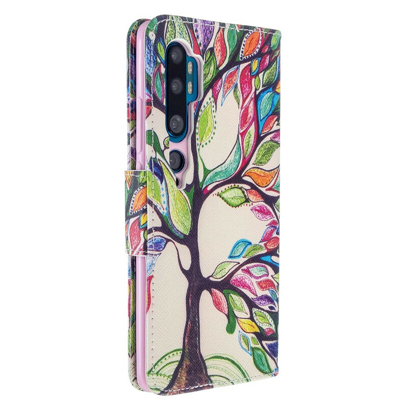 Housse Xiaomi Mi Note 10 Arbre Coloré Housse Xiaomi Mi Note 10 Arbre Coloré