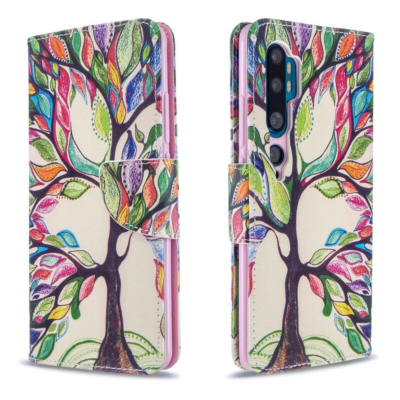 Housse Xiaomi Mi Note 10 Arbre Coloré Housse Xiaomi Mi Note 10 Arbre Coloré