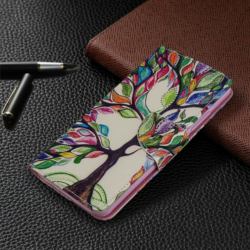 Housse Xiaomi Mi Note 10 Arbre Coloré Housse Xiaomi Mi Note 10 Arbre Coloré