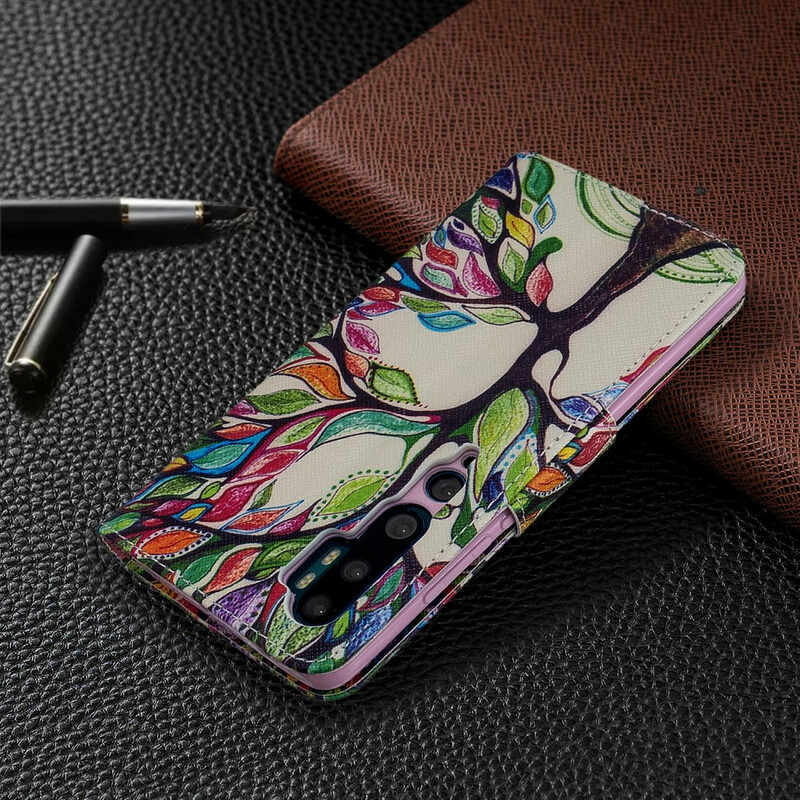 Housse Xiaomi Mi Note 10 Arbre Coloré Housse Xiaomi Mi Note 10 Arbre Coloré