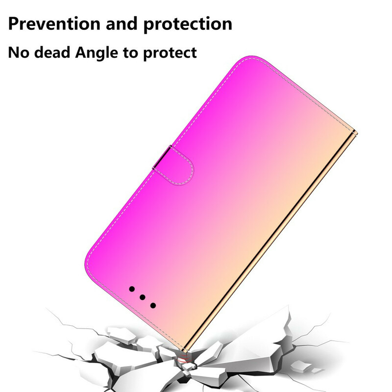Housse Xiaomi Mi Note 10 Simili Cuir Couverture MIroir