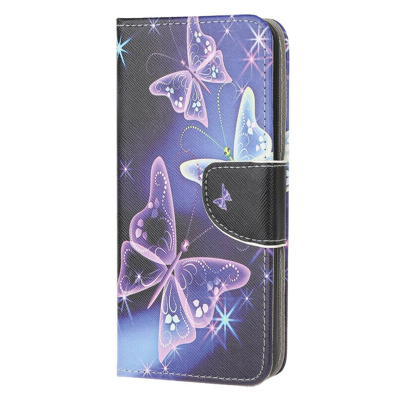 Housse Samsung Galaxy A51 Papillons Néons Housse Samsung Galaxy A51 Papillons Néons