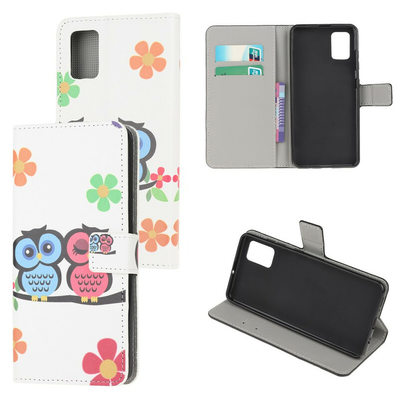 Housse Samsung Galaxy A51 Couple de Hiboux Housse Samsung Galaxy A51 Couple de Hiboux