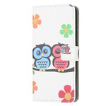 Housse Samsung Galaxy A51 Couple de Hiboux Housse Samsung Galaxy A51 Couple de Hiboux