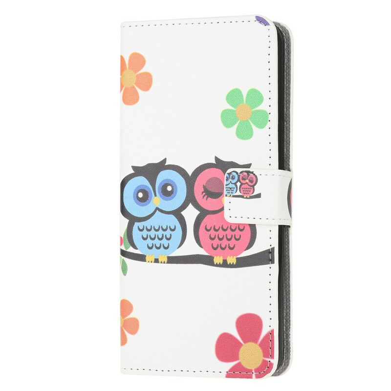 Housse Samsung Galaxy A51 Couple de Hiboux Housse Samsung Galaxy A51 Couple de Hiboux