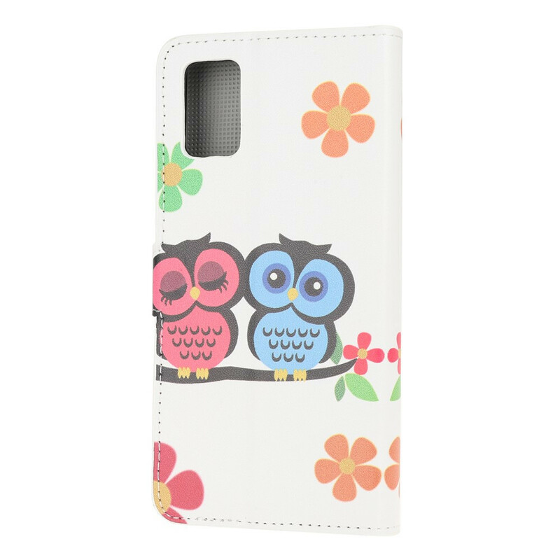 Housse Samsung Galaxy A51 Couple de Hiboux Housse Samsung Galaxy A51 Couple de Hiboux