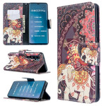 Housse Xiaomi Mi Note 10 Éléphants Indiens