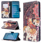 Housse Xiaomi Mi Note 10 Éléphants Indiens Housse Xiaomi Mi Note 10 Éléphants Indiens