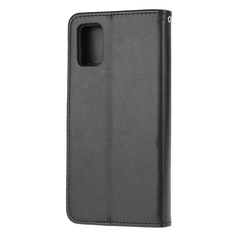 Housse Samsung Galaxy A51 Papillons et Fleurs à Lanière Housse Samsung Galaxy A51 Papillons et Fleurs à Lanière