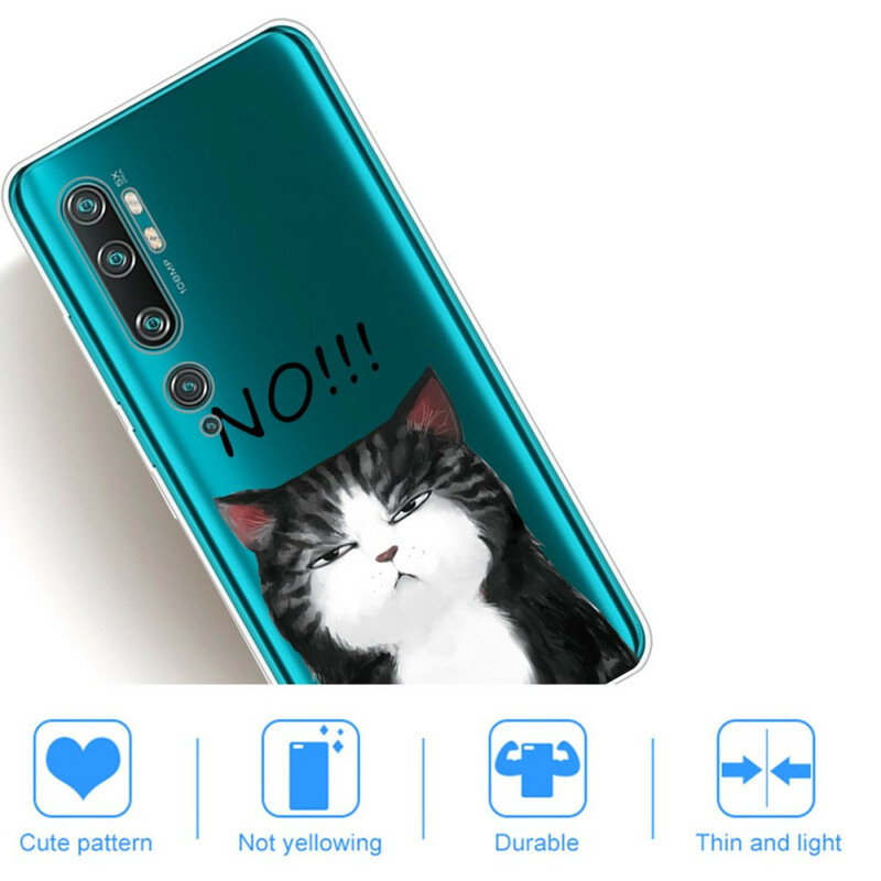 Coque Xiaomi Mi Note 10 Le Chat Qui Dit Non