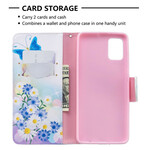 Housse Samsung Galaxy A51 Papillons et Fleurs Peints Housse Samsung Galaxy A51 Papillons et Fleurs Peints