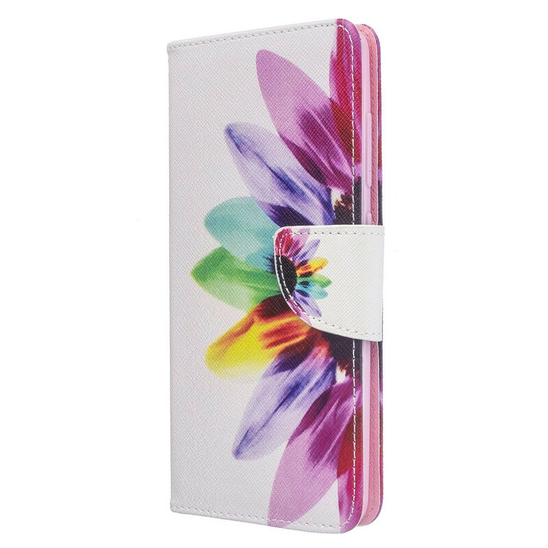Housse Samsung Galaxy A51 Fleur Aquarelle Housse Samsung Galaxy A51 Fleur Aquarelle