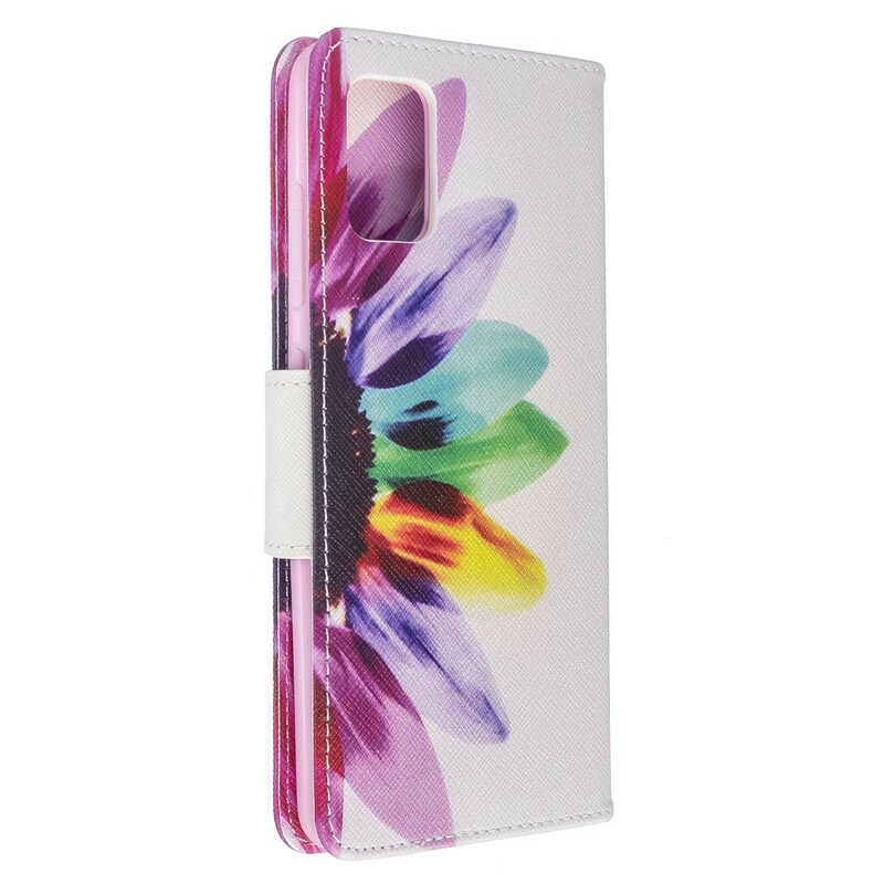 Housse Samsung Galaxy A51 Fleur Aquarelle Housse Samsung Galaxy A51 Fleur Aquarelle
