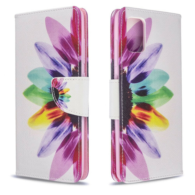 Housse Samsung Galaxy A51 Fleur Aquarelle Housse Samsung Galaxy A51 Fleur Aquarelle