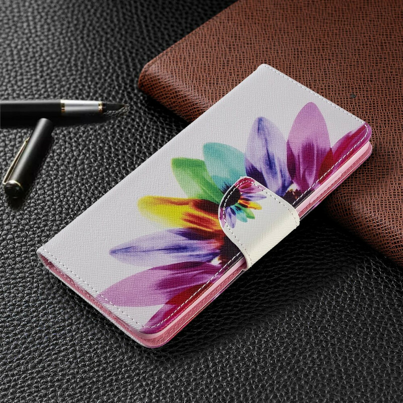 Housse Samsung Galaxy A51 Fleur Aquarelle Housse Samsung Galaxy A51 Fleur Aquarelle