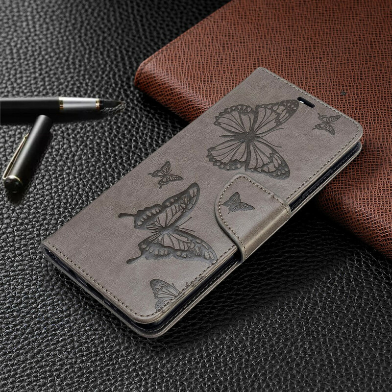 Housse Samsung Galaxy A51 Les Papillons en Vol avec Lanière Housse Samsung Galaxy A51 Les Papillons en Vol avec Lanière