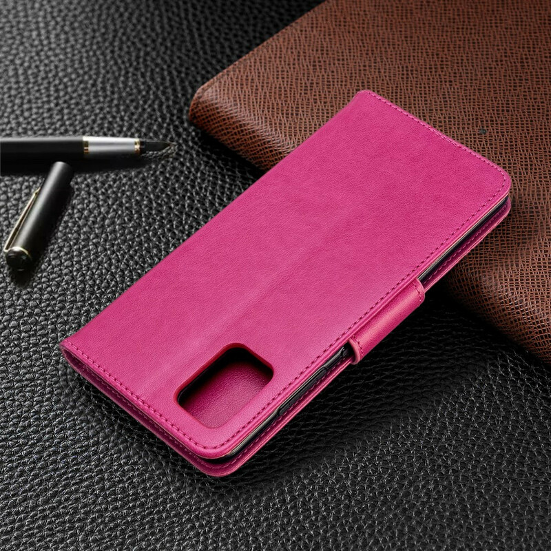 Housse Samsung Galaxy A51 Les Papillons en Vol avec Lanière