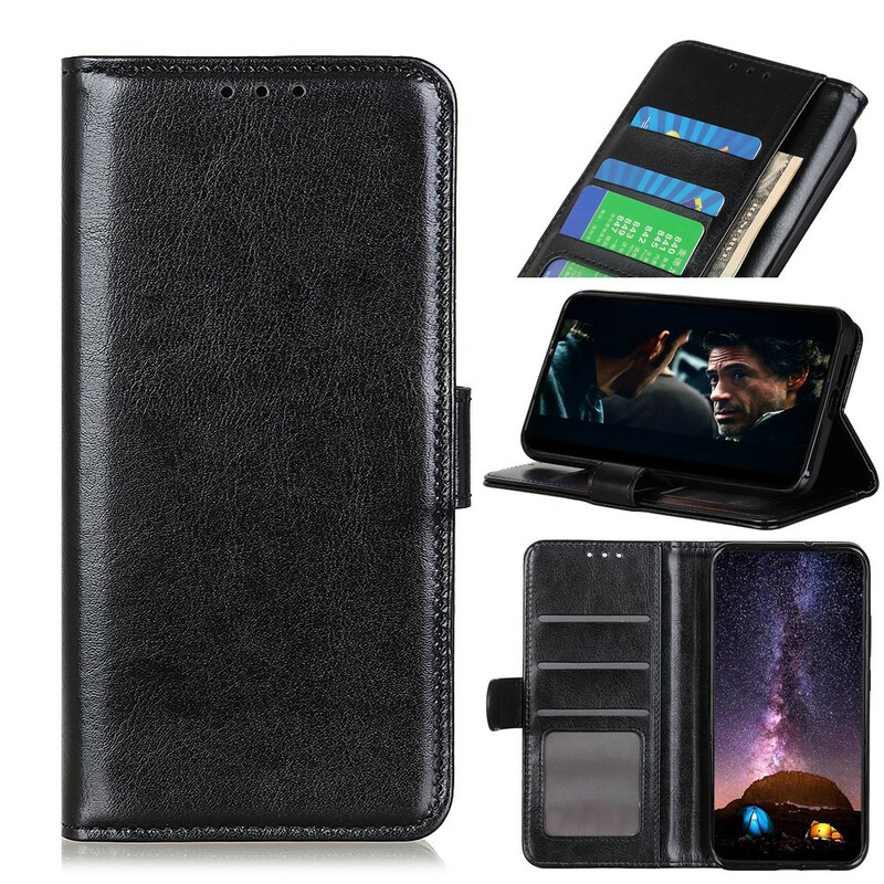 Housse Samsung Galaxy A51 Effet Cuir Luisant Housse Samsung Galaxy A51 Effet Cuir Luisant