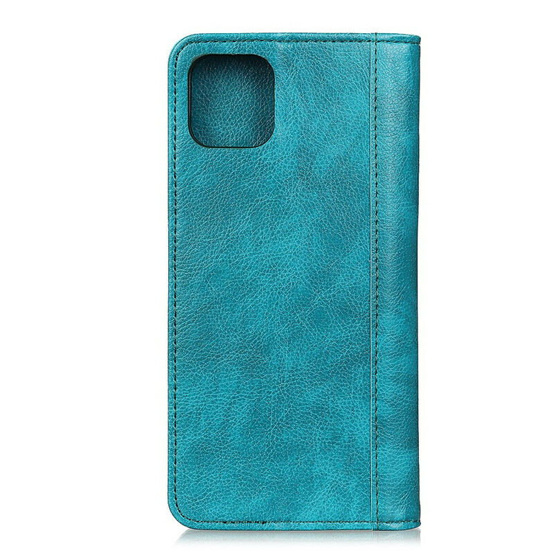 Flip Cover Samsung Galaxy A51 Version Cuir Fendu