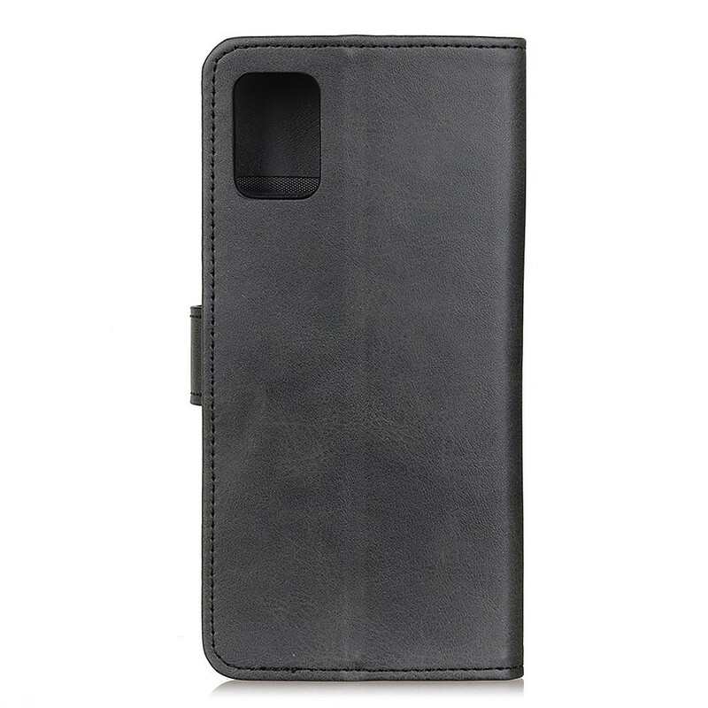 Housse Samsung Galaxy A51 Effet Cuir Matte Rétro Housse Samsung Galaxy A51 Effet Cuir Matte Rétro