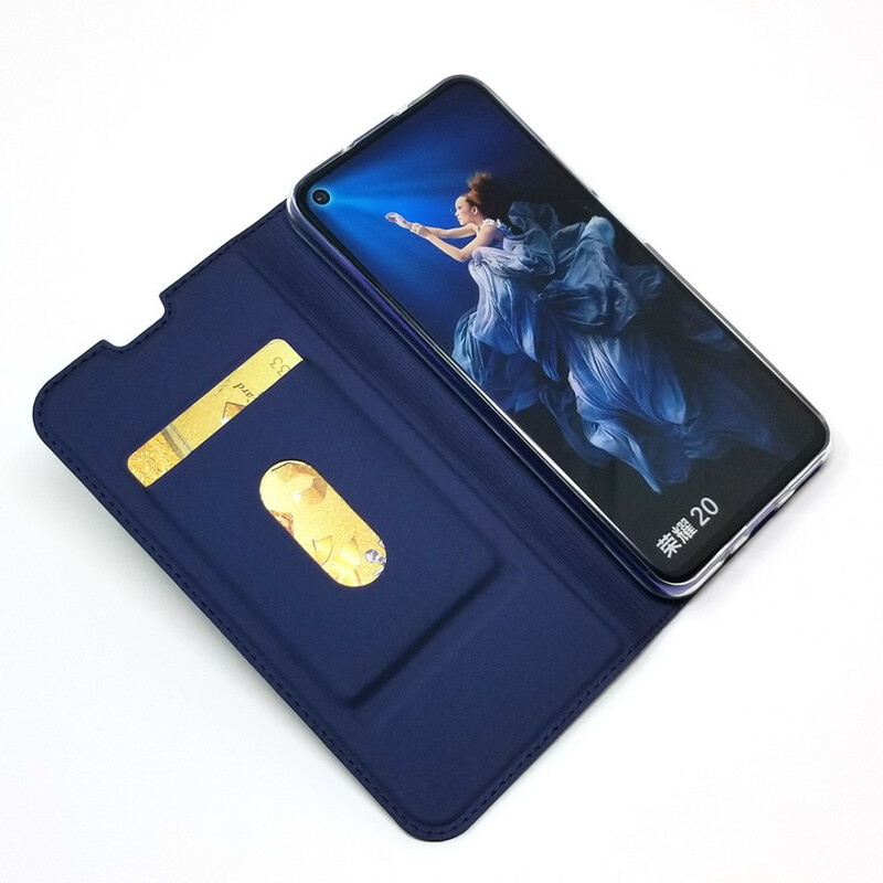 Flip Cover Honor 20 / Huawei Nova 5T Style Cuir Fermoir Intégré