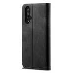 Flip Cover Honor 20 / Huawei Nova 5T Simili Cuir Texture Jeans Flip Cover Honor 20 / Huawei Nova 5T Simili Cuir Texture Jeans