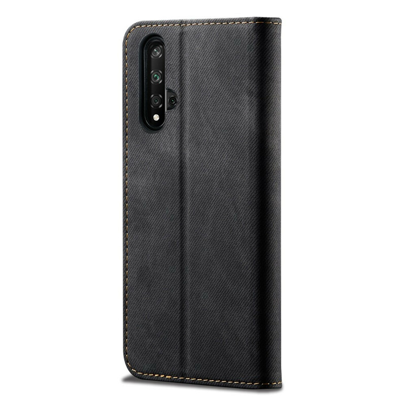 Flip Cover Honor 20 / Huawei Nova 5T Simili Cuir Texture Jeans Flip Cover Honor 20 / Huawei Nova 5T Simili Cuir Texture Jeans