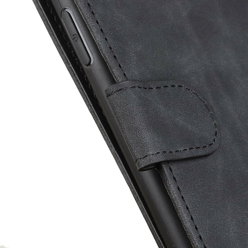 Housse Samsung Galaxy A51 Matte Effet Cuir Vintage KHAZNEH Housse Samsung Galaxy A51 Matte Effet Cuir Vintage KHAZNEH