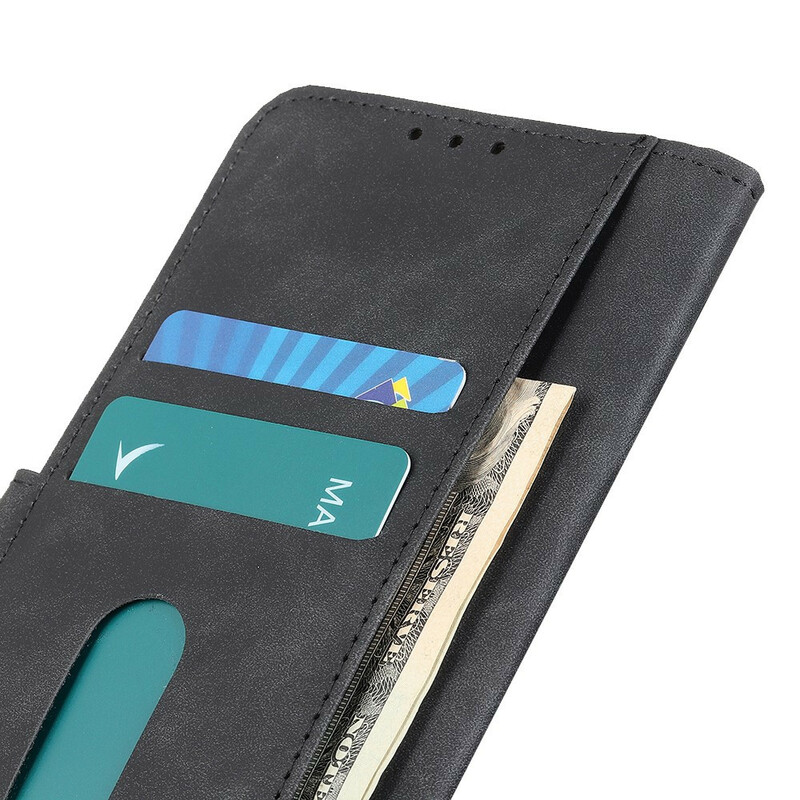 Housse Samsung Galaxy A51 Matte Effet Cuir Vintage KHAZNEH Housse Samsung Galaxy A51 Matte Effet Cuir Vintage KHAZNEH