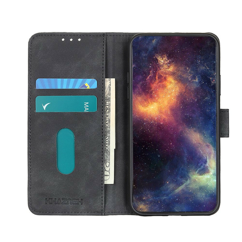 Housse Samsung Galaxy A51 Matte Effet Cuir Vintage KHAZNEH Housse Samsung Galaxy A51 Matte Effet Cuir Vintage KHAZNEH