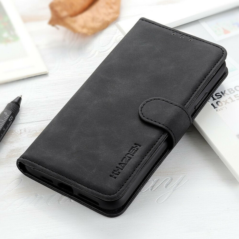 Housse Samsung Galaxy A51 Matte Effet Cuir Vintage KHAZNEH Housse Samsung Galaxy A51 Matte Effet Cuir Vintage KHAZNEH