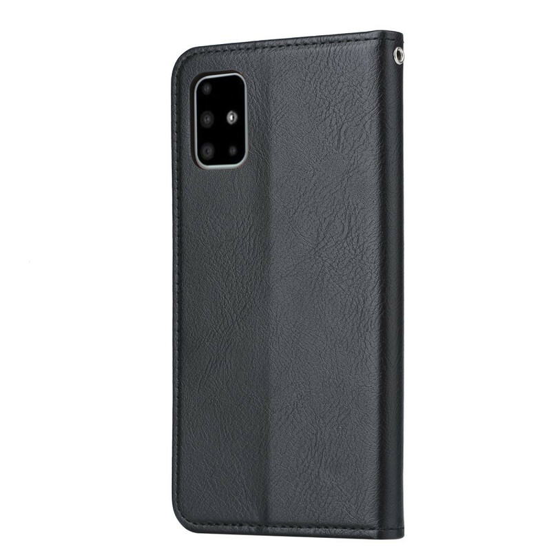 Flip Cover Samsung Galaxy A51 Simili Cuir Porte-Cartes