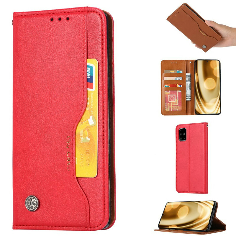 Flip Cover Samsung Galaxy A51 Simili Cuir Porte-Cartes