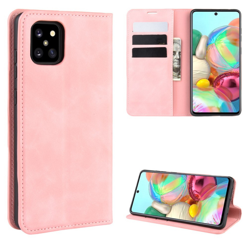 Flip Cover Samsung Galaxy Note 10 Lite Effet Cuir Chic