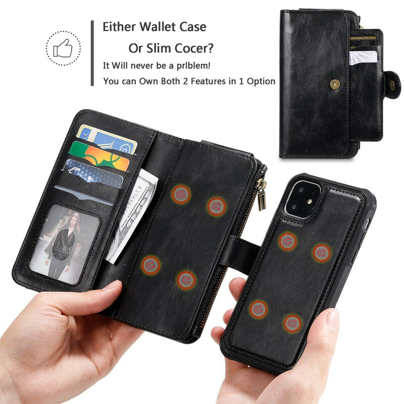 Housse iPhone 11 Multifonctionnelle Coque Détachable Housse iPhone 11 Multifonctionnelle Coque Détachable