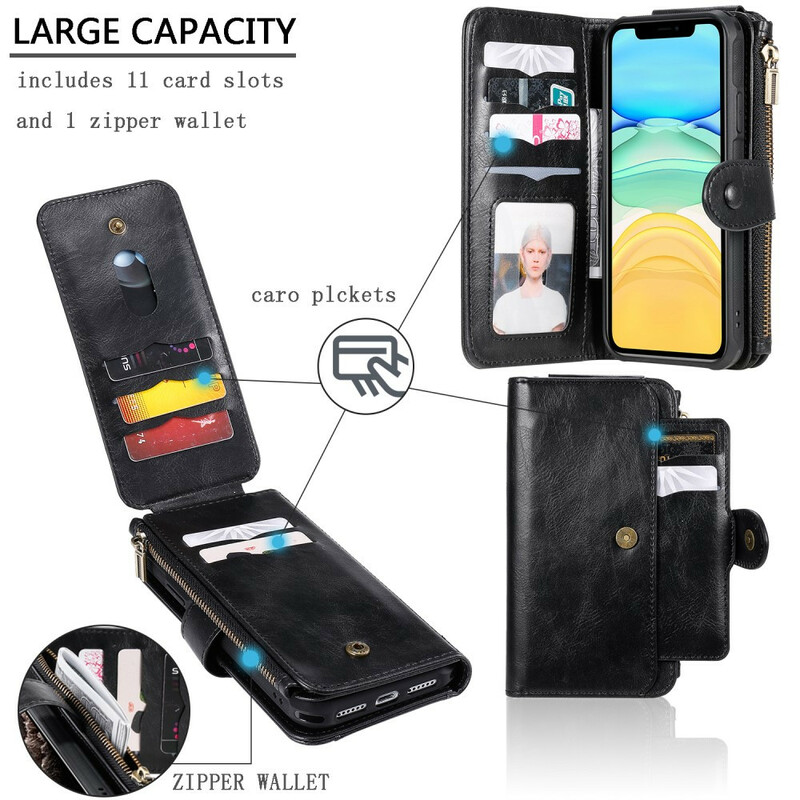 Housse iPhone 11 Multifonctionnelle Coque Détachable Housse iPhone 11 Multifonctionnelle Coque Détachable
