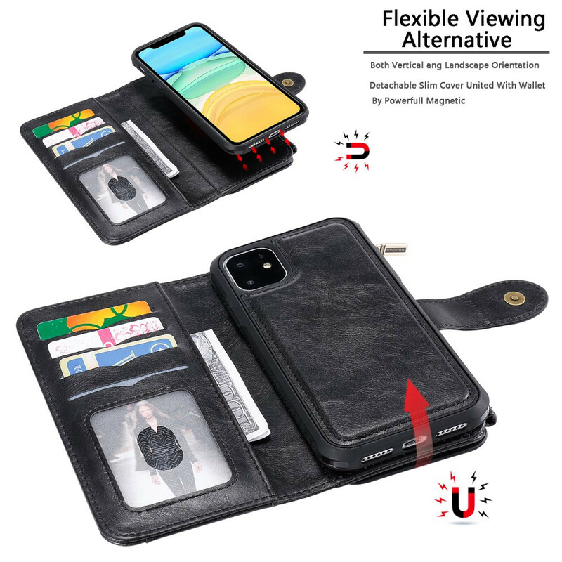 Housse iPhone 11 Multifonctionnelle Coque Détachable Housse iPhone 11 Multifonctionnelle Coque Détachable